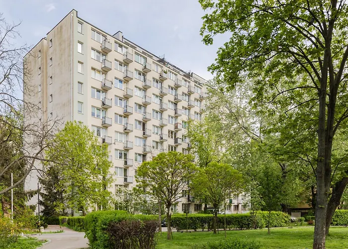 Superapart Saska 48a, Sleek 6th-floor With Balcony & Elevator Access * Warsaw